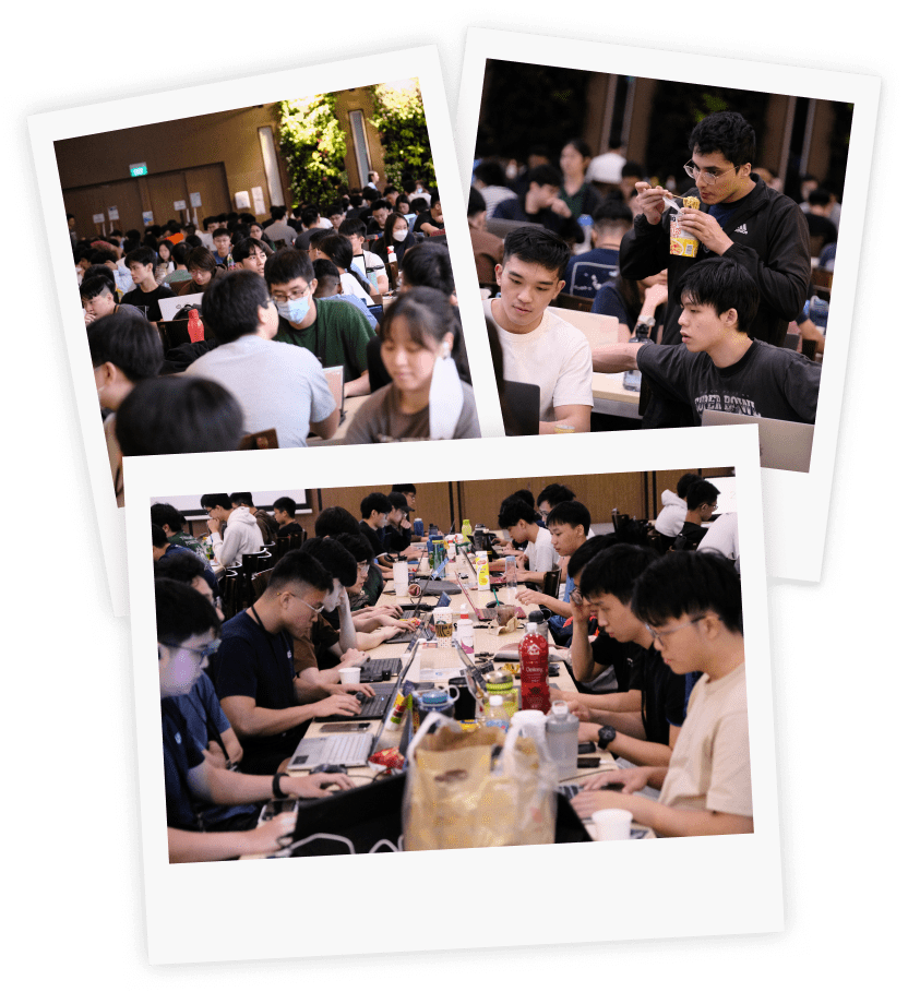 Polaroid photos of past events