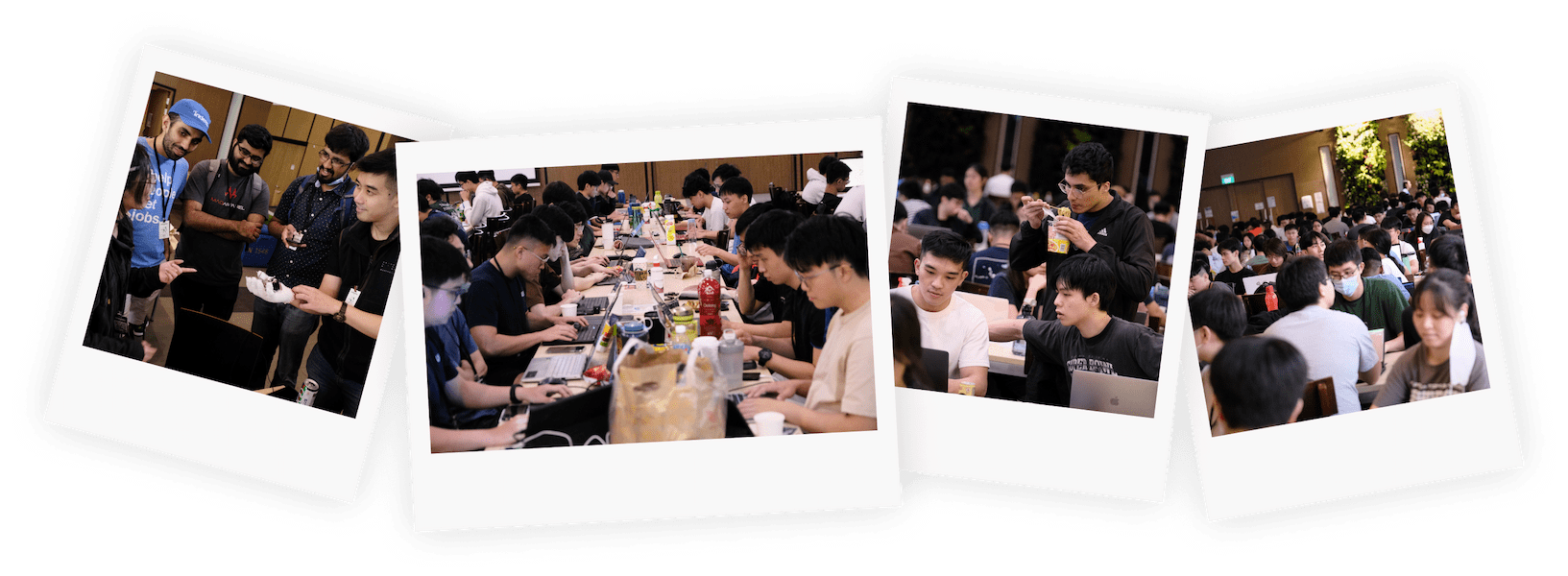 Polaroid photos of past events